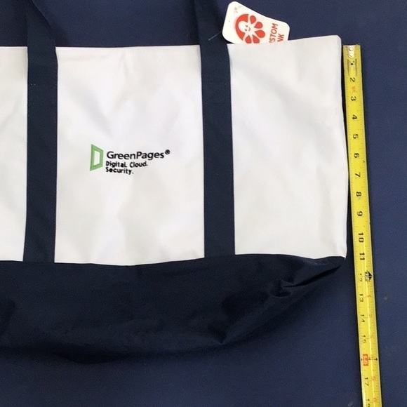 Canvas Boat tote, large with promotional logos. - Picture 8 of 11